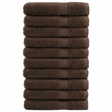 Vidaxl Towels Solund 10 pcs 600 g m² 100x200 cm brown