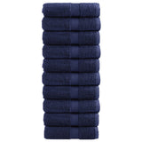 VidaXL Gästetücher SOLUND 10 Stk. 600 g m² 30x50 cm Marineblau