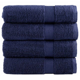 Vidaxx Badetücher Solund 4 Stück 600 g m² 70x140 cm Marineblau