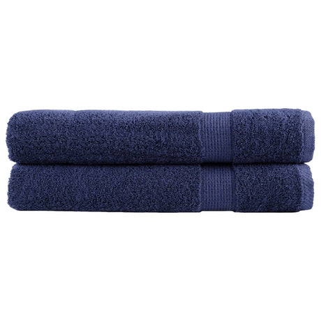 Vidaxx Handtücher Solund 2 Stück 600 g m² 100x200 cm Marineblau