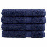 Vidaxx Handtücher Solund 4 Stück 600 g m² 100x200 cm Marineblau