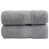 VidaXL Gästetücher SOLUND 2 Stk. 600 g m² 30x30 cm grau