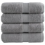 Vidaxl Gäste Wipes Solund 4 PCs 600 g m² 30 x 50 cm Grau