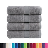 VidaXL Gästetücher SOLUND 4 Stk. 600 g m² 30x50 cm grau
