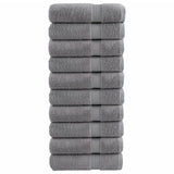 VidaXL Badetücher SOLUND 10 Stück 600 g m² 70x140 cm grau