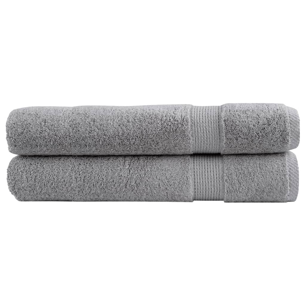 Vidaxl Sauna Cloths Solund 2 PCS 600 G m² 80x200 cm grå