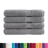 VidaXL Saunatücher Solund 4 Stk. 600 g m² 80x200 cm Grau