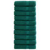 VidaXL Badetücher Solund 10 Stück 600 g m² 70x140 cm grün