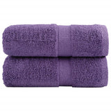 Vidaxx Premium Waschlappen Solund 2 St. Lila 30x30 cm 600 g m2