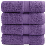 Vidaxl Guest wipes Solund 4 pcs 600 g m² 30x30 cm Purple