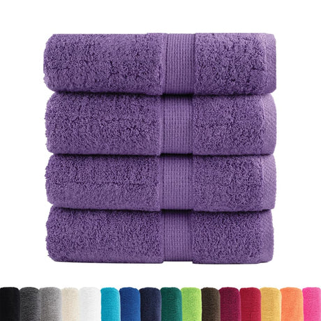 VidaXL Gästetücher SOLUND 4 Stk. 600 g m² 30x30 cm Lila