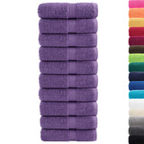 Vidaxl Gästtorkare Solund 10 St 600 g m² 30x30 cm Purple