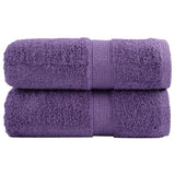 Vidaxl invité lingettes Solund 2 pcs 600 g m² 30x50 cm violet