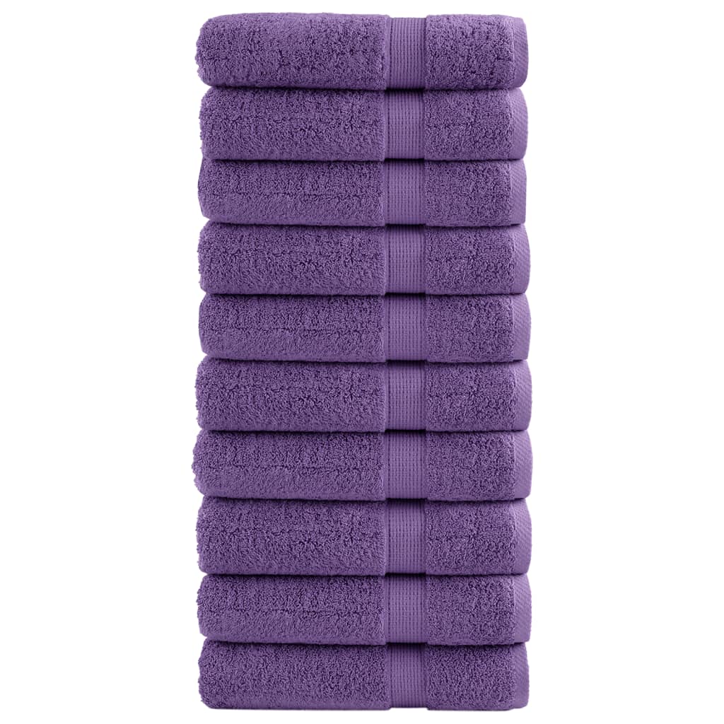 VIDAXL ASCOLLI DA BACCHI SOLUND 10 PCS 600 G M² 70X140 CM Purple