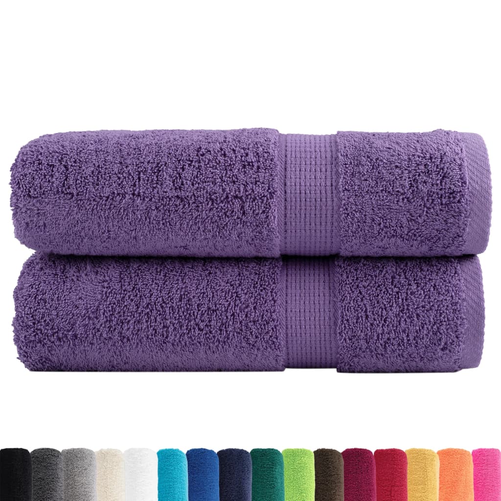 Vidaxl Bad Towel loliten 2 PCs 600 g m²m² 100x150 cm