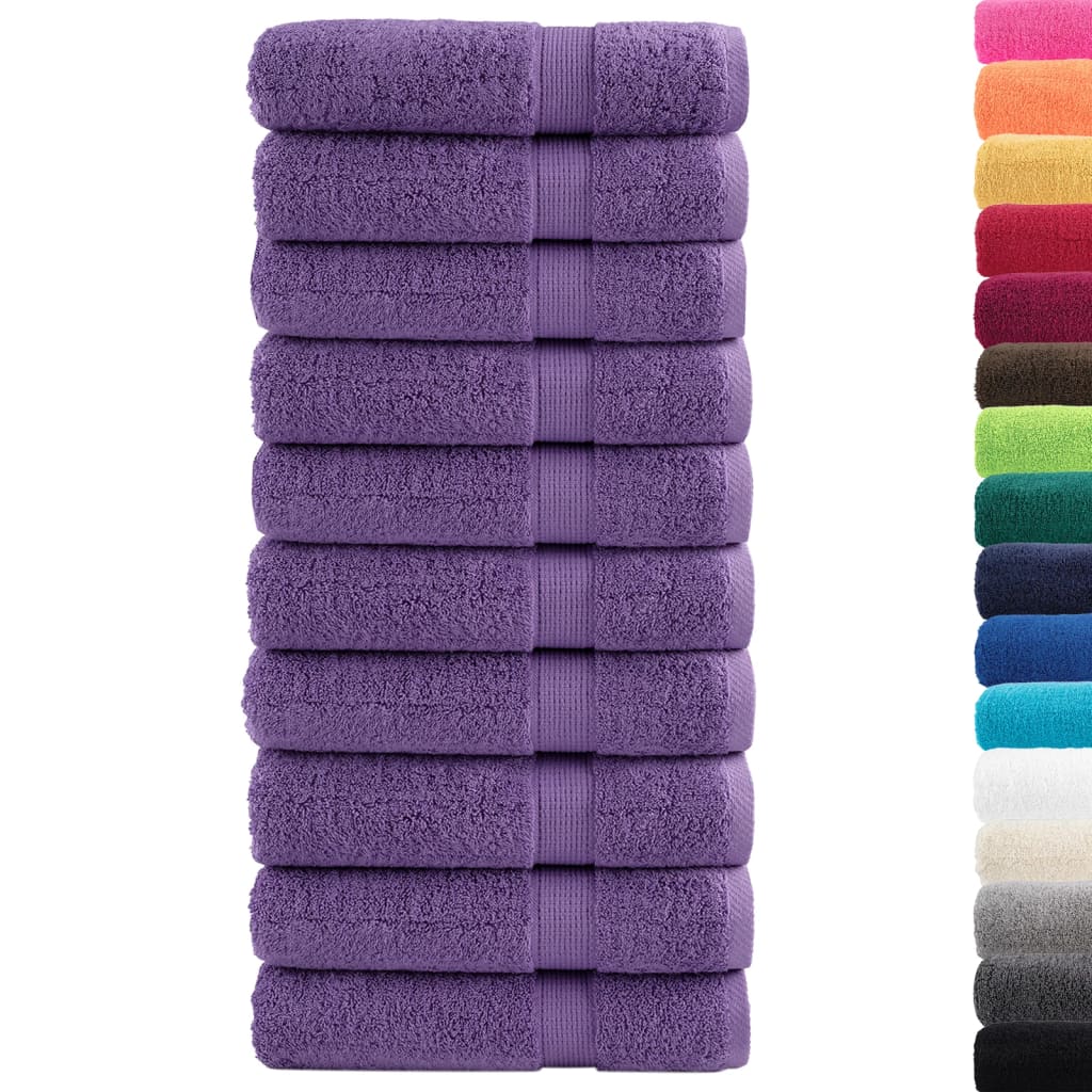 VidaXL Badetücher Solund 10 Stück 600 g m² 100x150 cm