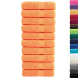 Vidaxx Handtücher Solund 10 Stück 600 g m² 50x100 cm orange