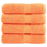 VidaXL Badetücher Solund 4 Stück 600 g m² 70x140 cm Orange