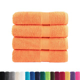 VidaXL Badetücher Solund 4 Stück 600 g m² 70x140 cm Orange