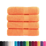 Vidaxl Bath towels Solund 4 pcs 600 g m² 70x140 cm orange