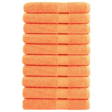 VidaXL Saunatücher Solund 10 St. 600 g m² 80x200 cm Orange
