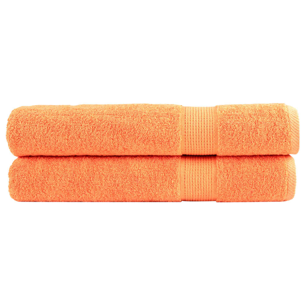Vidaxx Handtücher Solund 2 Stück 600 g m² 100x200 cm orange