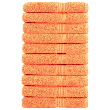 Vidaxx Handtücher Solund 10 Stück 600 g m² 100x200 cm orange