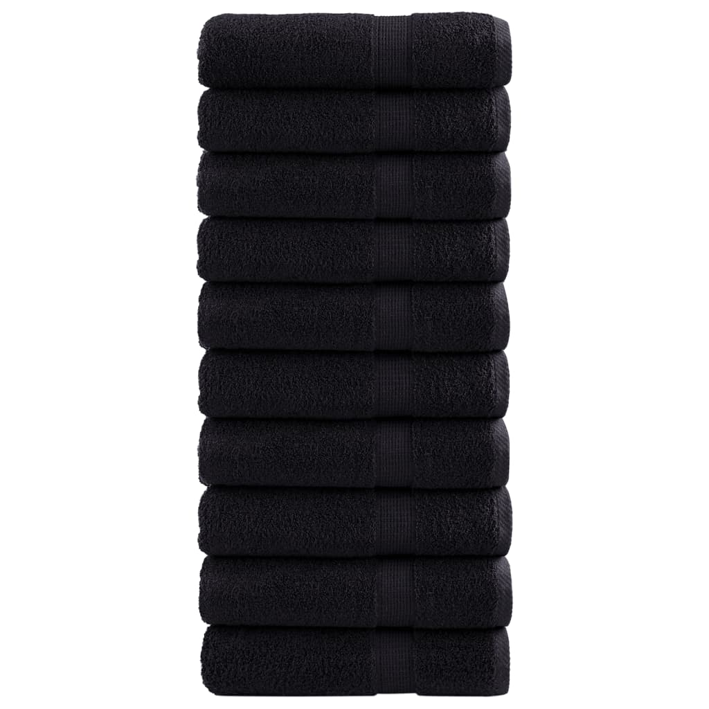 Vidaxl Bath Towels Solund 10 St 600 g m² 100x150 cm