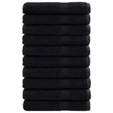 Vidaxx Handtücher Solund 10 Stück 600 g m² 100x200 cm schwarz