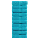 VidaXL Gästetücher SOLUND 10 Stk. 600 g m² 30x30 cm türkis