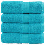 Vidaxl gastendoekjes solund 4 st 600 g m² 30x50 cm turquoise