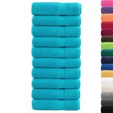 Vidaxx Handtücher Solund 10 Stück 600 g m² 50x100 cm türkis