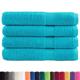 Vidaxl Sauna Cloths Solund 4 PCS 600 G M² 80x200 cm Turquoise