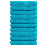 Vidaxl Sauna Cloths Solund 10 PCS 600 G m² 80x200 cm Turquoise