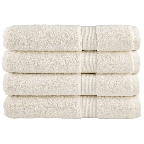 Vidaxx Handtücher Solund 4 Stück 600 g m² 100x200 cm Creme