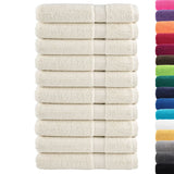 Vidaxx Handtücher Solund 10 Stück 600 g m² 100x200 cm Creme