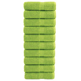 Vidaxl gastendoekjes solund 10 st 600 g m² 30x30 cm appelgroen