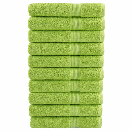 Vidaxx Handtücher Solund 10 Stück 600 g m² 100x200 cm apfelgrün