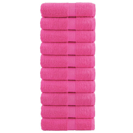Vidaxx Premium Waschlappen Solund 10 Stück rosa 30x30 cm 600 g m²