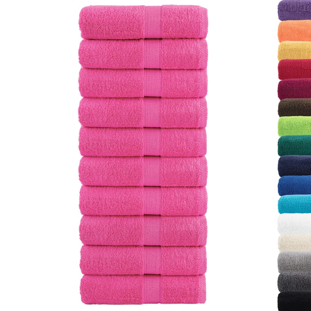 Vidaxl gastendoekjes solund 10 st 600 g m² 30x50 cm roze