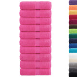 Vidaxl gastendoekjes solund 10 st 600 g m² 30x50 cm roze