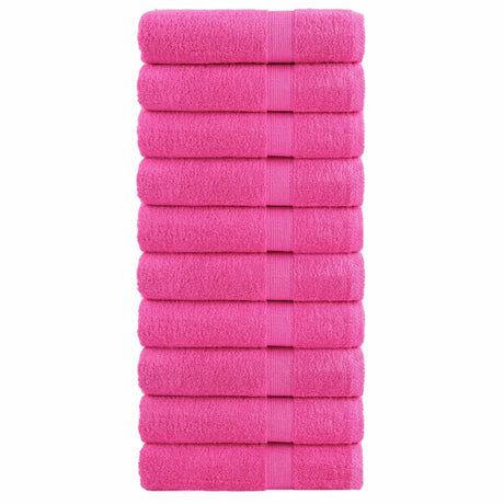 Vidaxx Handtücher Solund 10 Stück 600 g m² 50x100 cm rosa