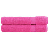 Vidaxx Handtücher Solund 2 Stück 600 g m² 100x200 cm rosa