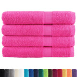 Vidaxx Handtücher Solund 4 Stück 600 g m² 100x200 cm rosa