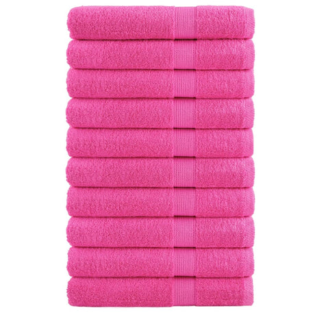 Vidaxx Handtücher Solund 10 Stück 600 g m² 100x200 cm rosa