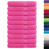 Vidaxx Handtücher Solund 10 Stück 600 g m² 100x200 cm rosa