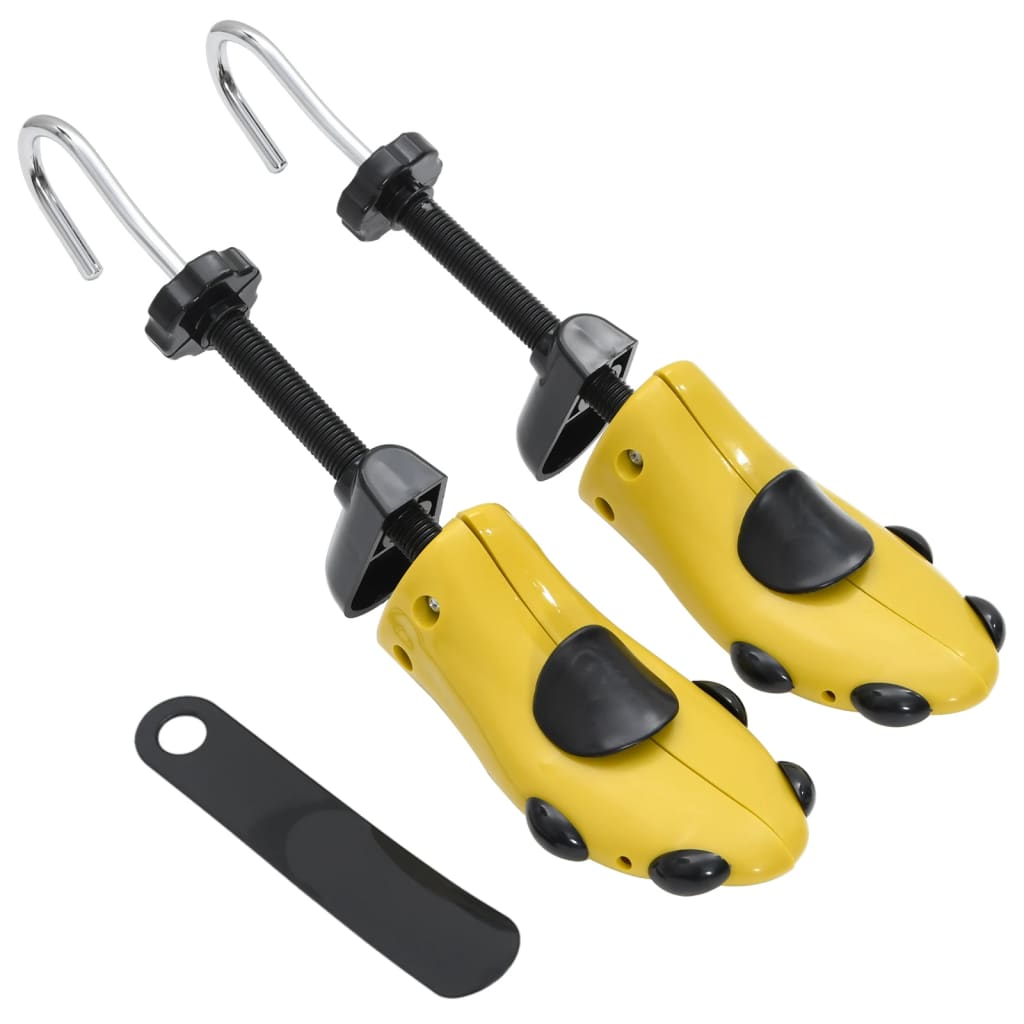 Vidaxl-Schuhspanner mit Schuhdorn EU 41-46 Plastikgelb