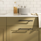 VidaXL Griffe 20 Stk. 160 mm Edelstahl schwarz
