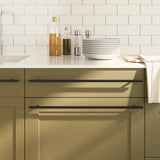 VidaXL Griffe 20 Stk. 480 mm Edelstahl schwarz