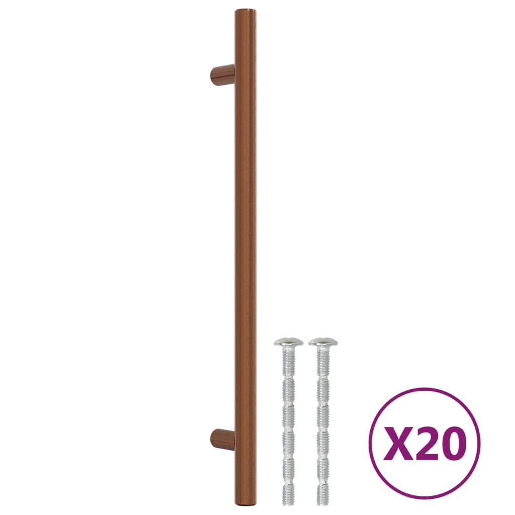 VidaXL Griffe 20 Stück 192 mm Edelstahl bronzefarben